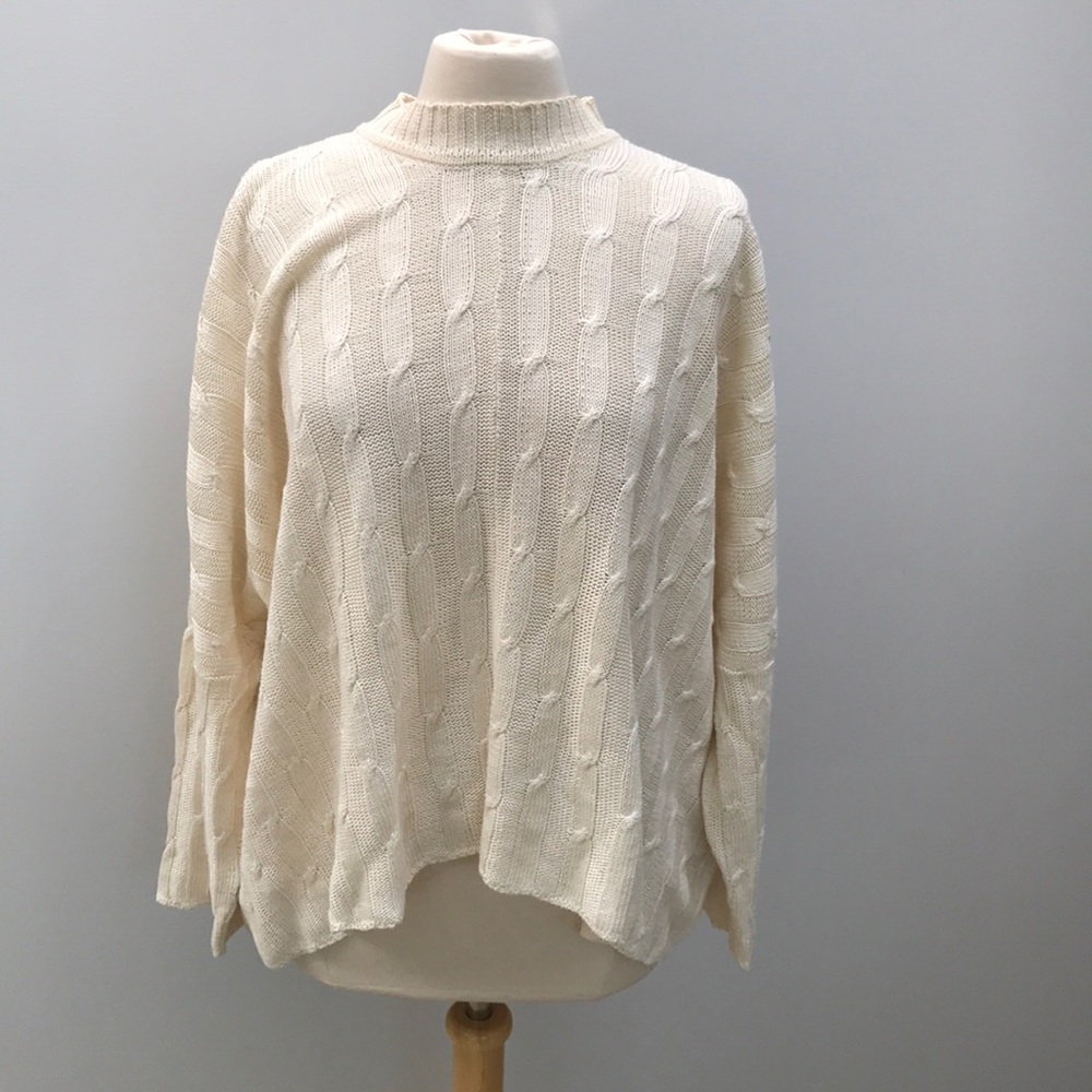 Eskandar White Handloomed Linen Sweater